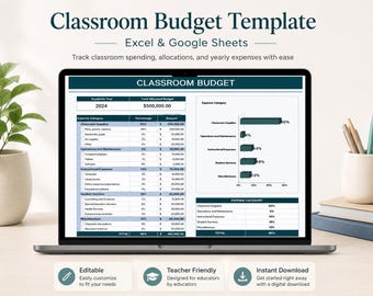 Classroom Budget Template