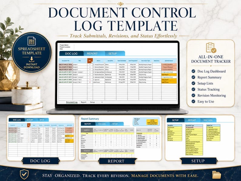 Document Control Template - Etsy Canada