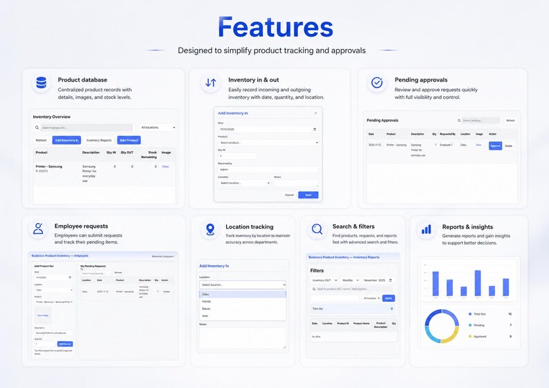 Inventory Web Application - Etsy