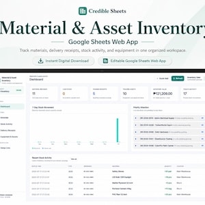 資材・資産在庫管理用GoogleスプレッドシートWebアプリ｜在庫トラッカー、納品書、設備管理
