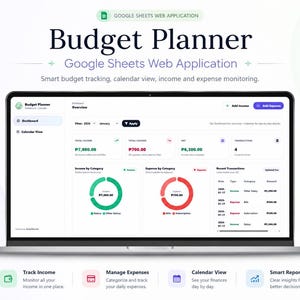 Budget Planner Web Application (Light Design)