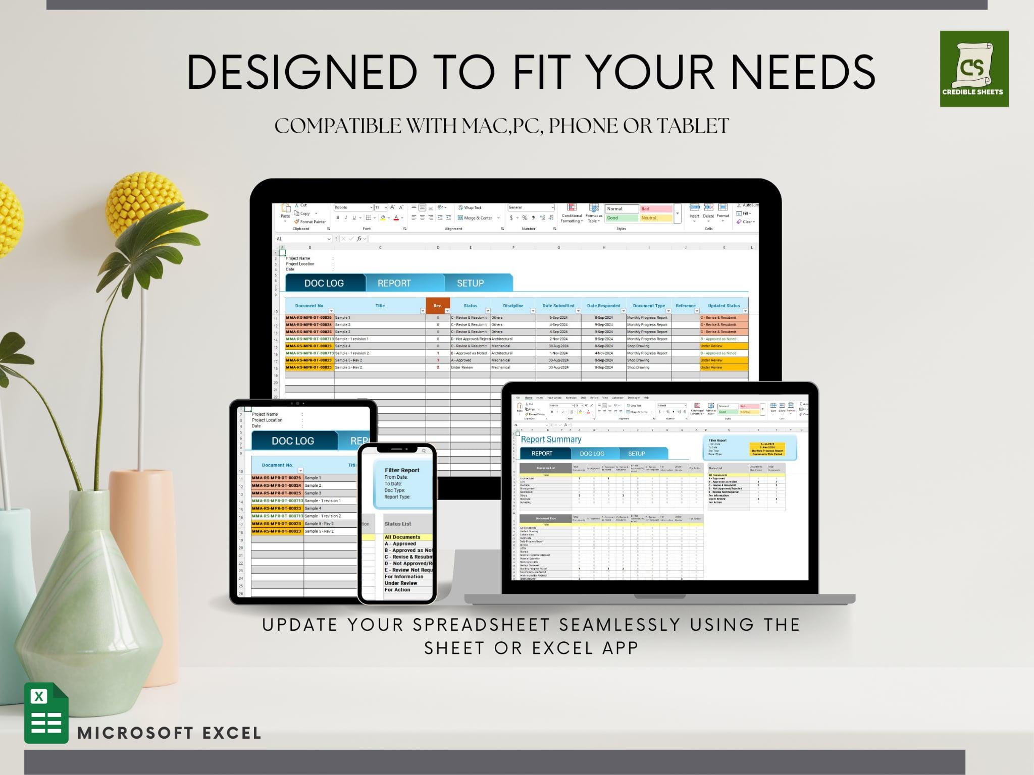 Document Control Template - Etsy