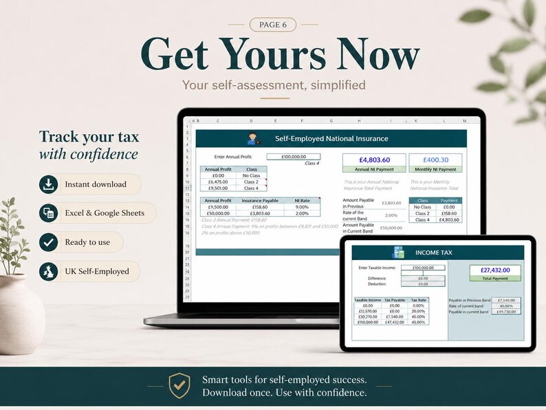 Self-Employed Tax Calculator (UK) image 6
