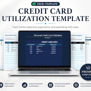 Credit Card Utilization Template
