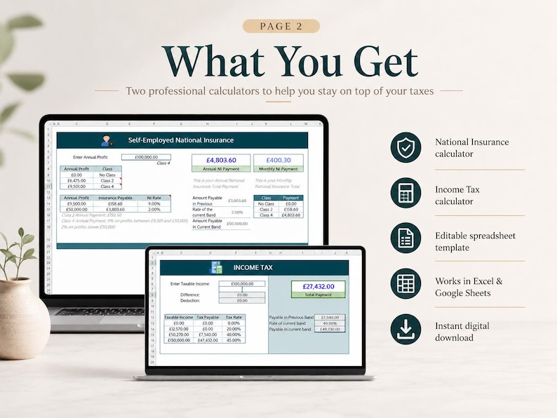Self-Employed Tax Calculator (UK) image 2