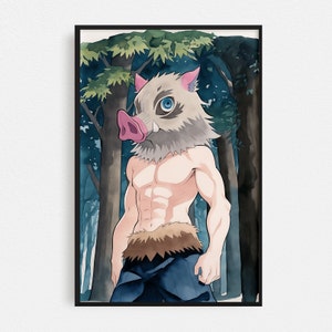 Beast Breathing Swordsman Fine Art Print / KNY Poster