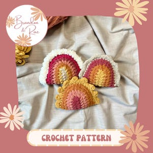 Rainbow Rattle Crochet Pattern / Crochet Rainbow / Rattle Crochet Pattern