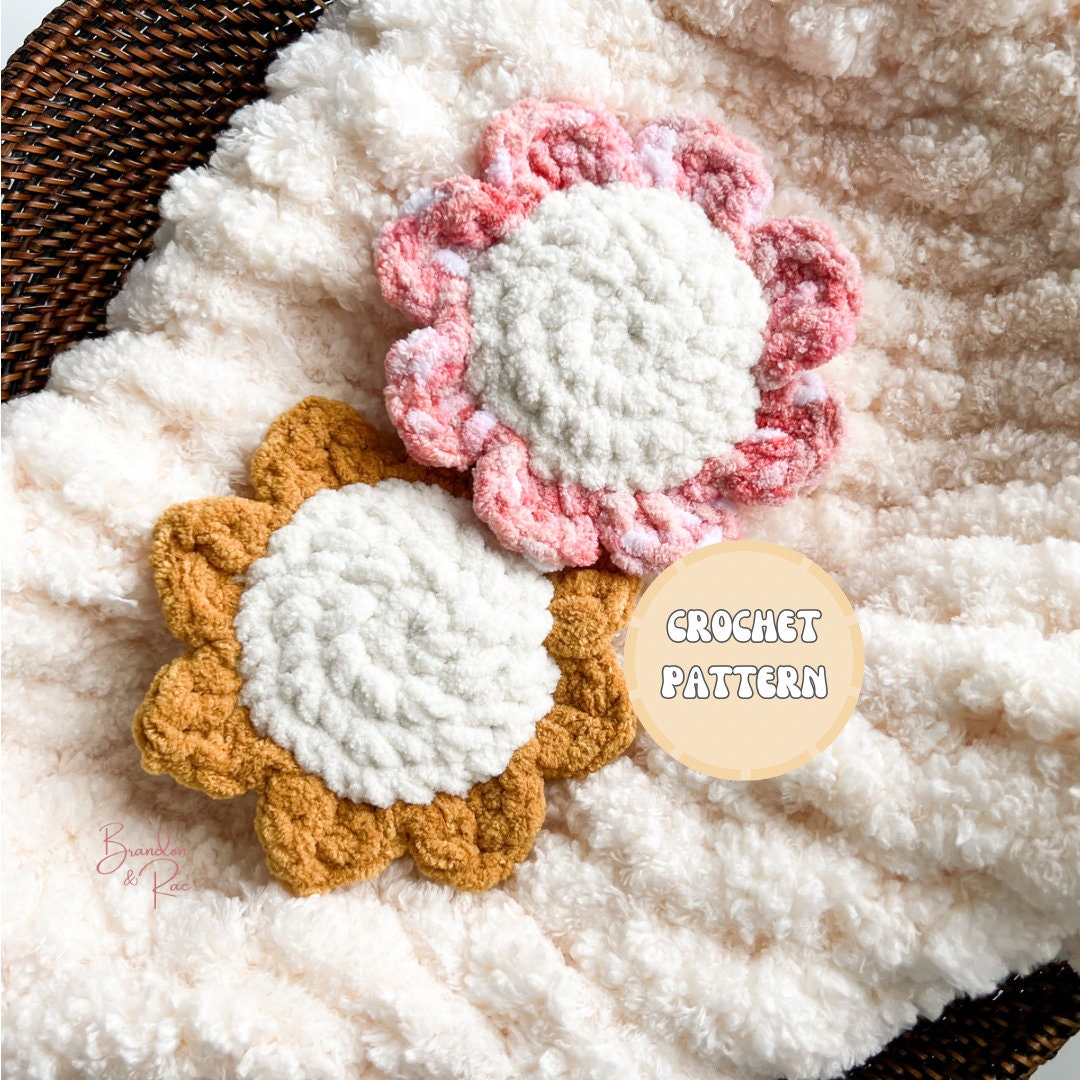 Flower Boo Boo Buddy Crochet Pattern Ice Pack Cover Kids Ice Pack