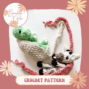 Patrón de crochet para bandolera Bitty Snuggler / Patrón de crochet / Patrón de bandolera / Bandolera Snuggler / Bolsa para juguetes / Bandolera para juguetes / Bandolera de transporte