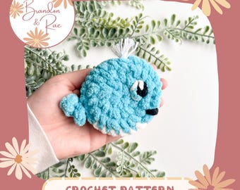Whale Boo Boo Buddy Crochet Pattern | Ice Pack Cover | Kids Ice Pack | Whale Ice Pack | Whale Cover | Crochet Whale