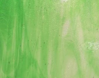 Wissmach COE 96 glass - Green / Crystal Prisma