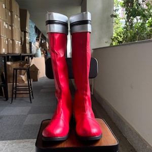 S.P.D power ranger boots Red Ranger Boots Custom Made