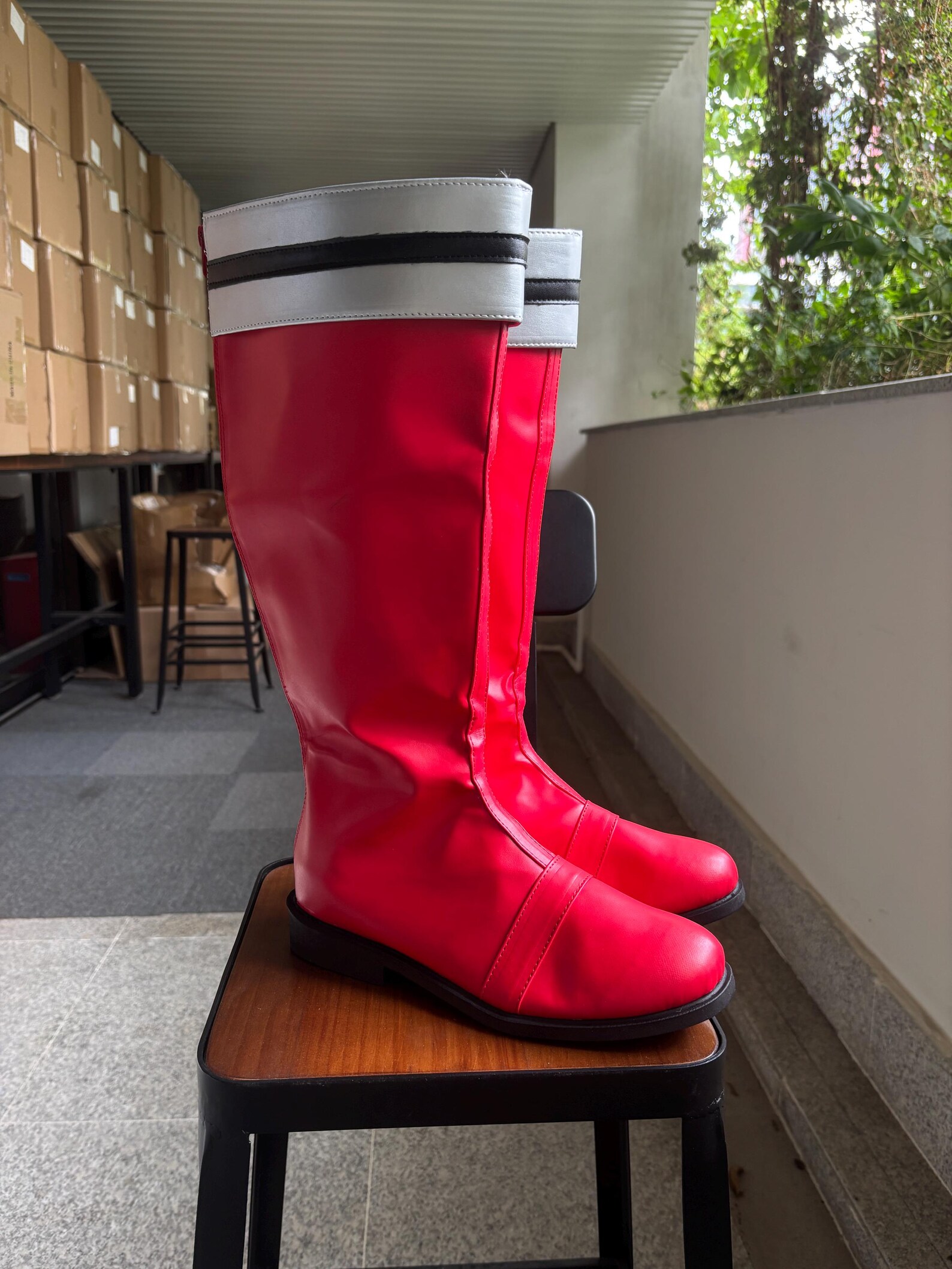 S.P.D Power Ranger Boots Red Ranger Boots Custom Made - Etsy