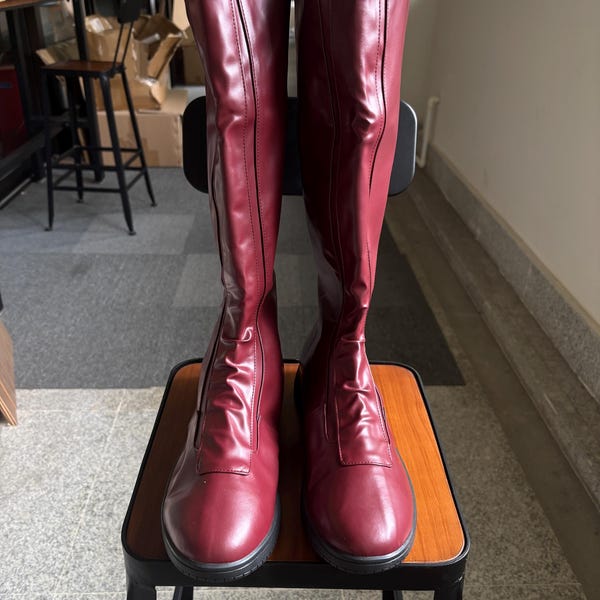 Czerwone buty cosplayowe męskie buty kostiumowe damskie buty robione na zamówienie