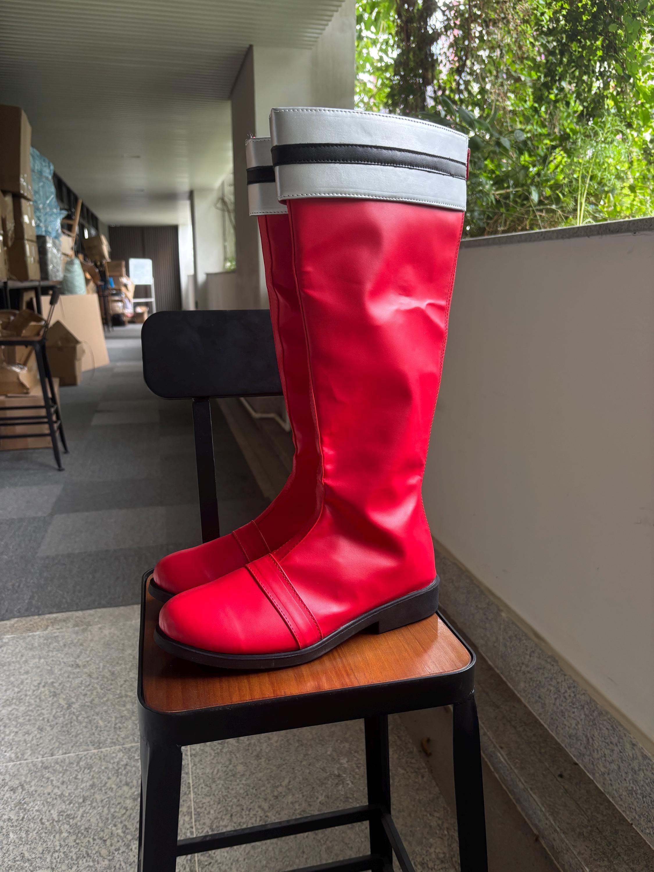 S.P.D Power Ranger Boots Red Ranger Boots Custom Made - Etsy