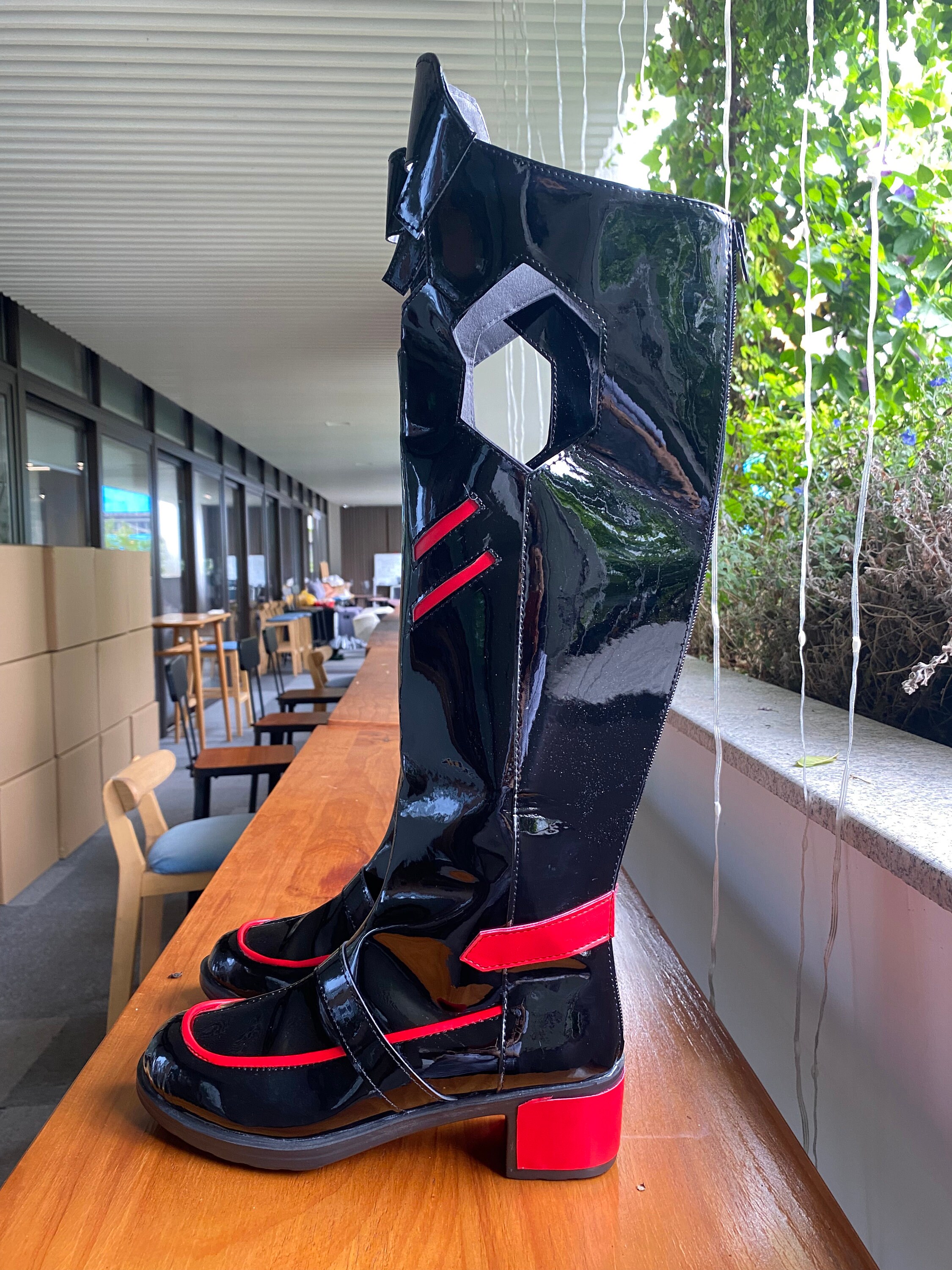 Cyberpunk Edgerunners Anime Lucy Cosplay Pu Leather Boots