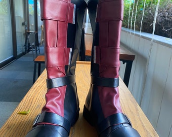 Botas de disfraz de Wade Wilson, zapatos hechos a medida