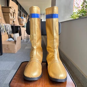Gold Samurai Ranger Boots