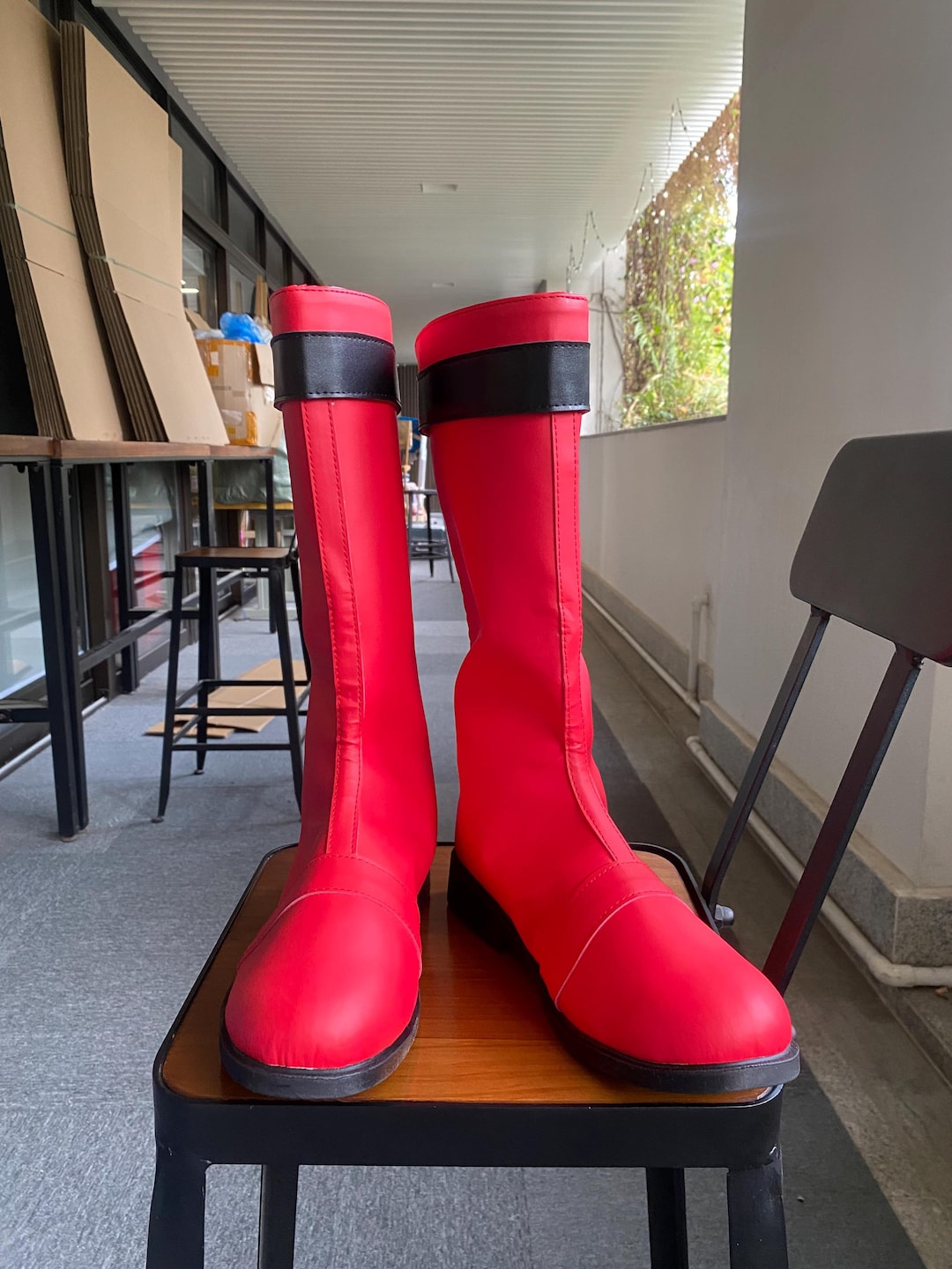 Power Rangers Samurai Red Ranger Boots Custom Made - Etsy