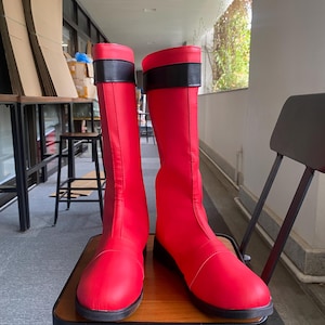 Power Rangers Samurai Red Ranger Boots Custom Made