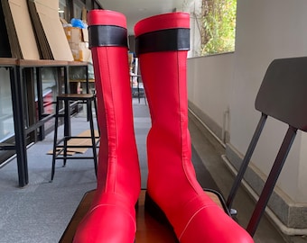 Power Rangers Samurai Red Ranger Boots Custom Made