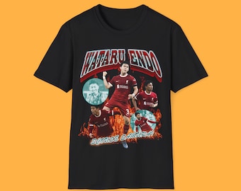 Wataru Endo Liverpool LFC Shirt Premier League EPL Sport Vintage 90s Football Soccer