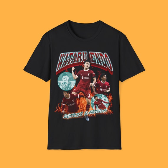 Wataru Endo Liverpool LFC Camiseta Premier League EPL Deporte Vintage 90s Futbol Futbol Etsy Espana