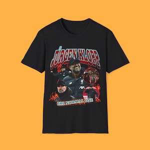 Jurgen Klopp Liverpool LFC Shirt Premier League EPL Sport Vintage 90s Football Soccer The Normal One