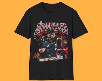 Jurgen Klopp Liverpool LFC Shirt Premier League EPL Sport Vintage 90s Football Soccer The Normal One