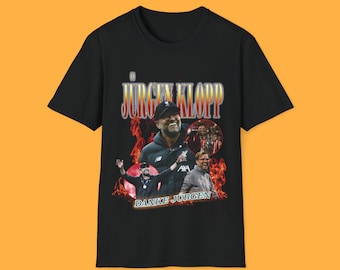 Jurgen Klopp Liverpool LFC Shirt Premier League EPL Sport Vintage 90s Football Soccer Danke Jurgen