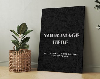 Custom Photo to Framed Canvas Print, Personalized Wall Art, Wedding Gift