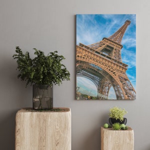 Arte de la pared de la Torre Eiffel, Decoración de la pared de París, Regalo del cartel del lienzo de Francia, Decoración, Impresión de arte de la Torre Eiffel, Lienzo de la Torre Eiffel, Regalo de los amantes de París
