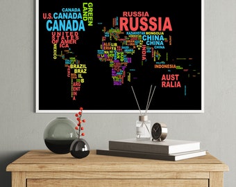 World Map Canvas Art, Adventure Travel Push Pin Map