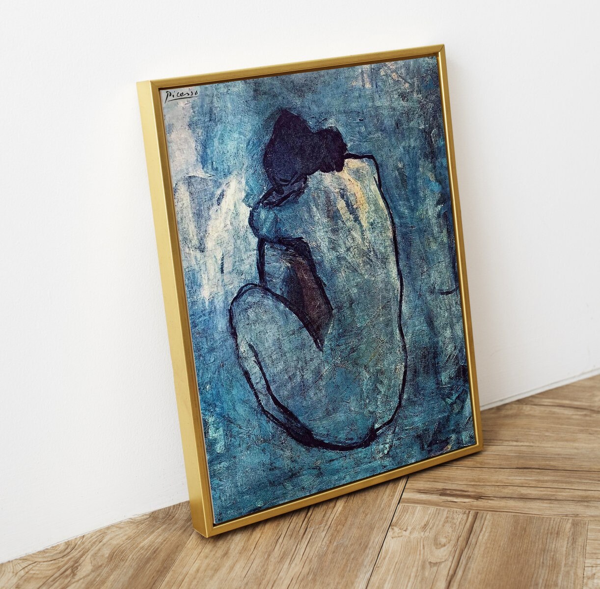 Blue Nude, Pablo Picasso, Picasso Painting, Famous Table, Reproduction Table, Vintage Wall Art