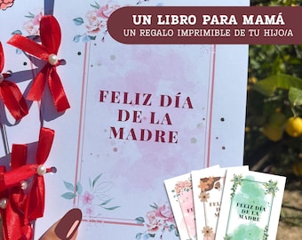 Libro imprimible Día de la Madre | Actividad para niños | Regalo DIY mamá | Ladda ner instantánea