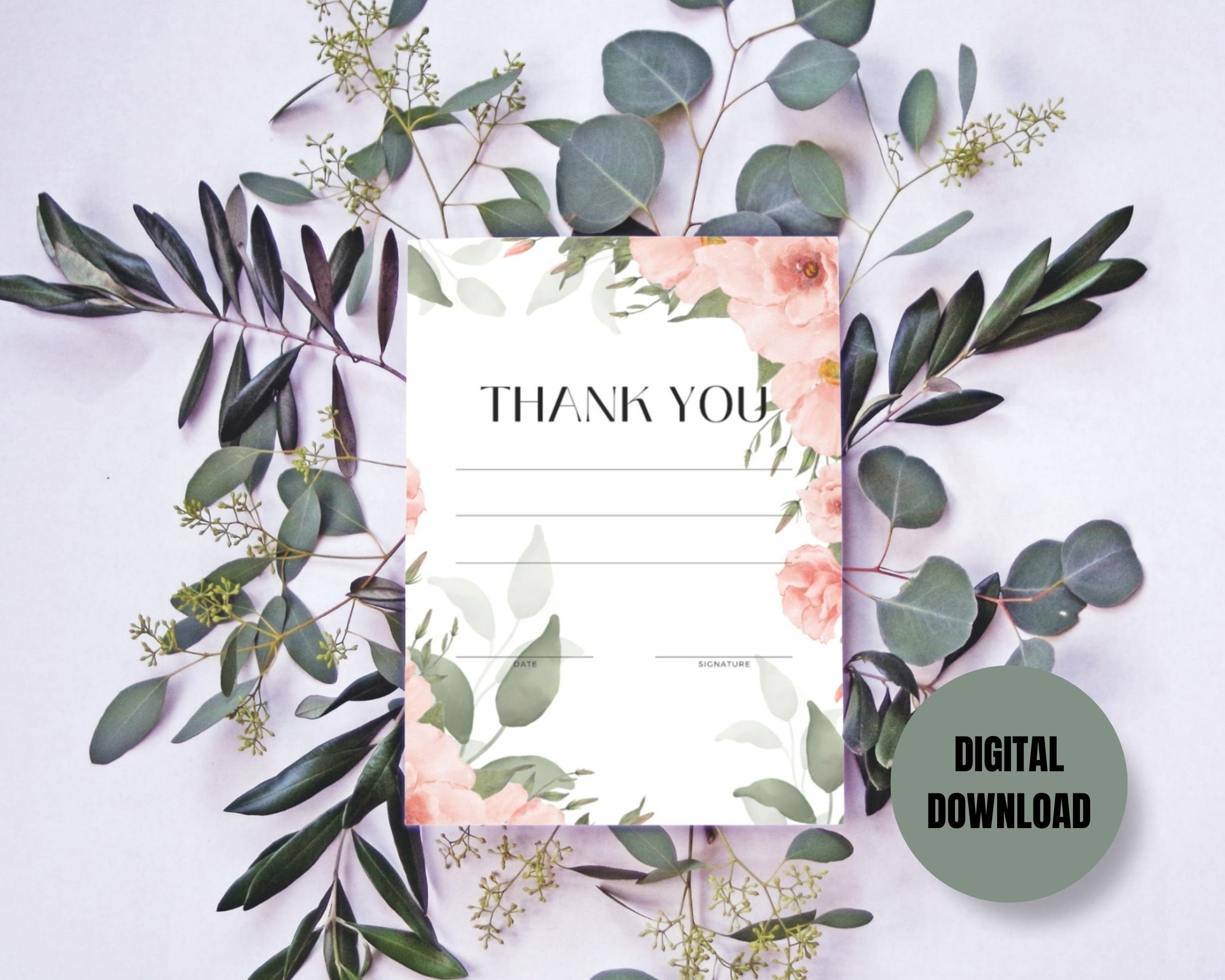 Printable Blank Thank You Appreciation Certification Paper Template ...
