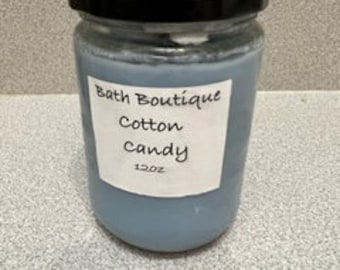 Bougie parfumée barbe à papa
