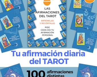 100 afirmaciones del Tarot – Cartas para imprimir y recortar