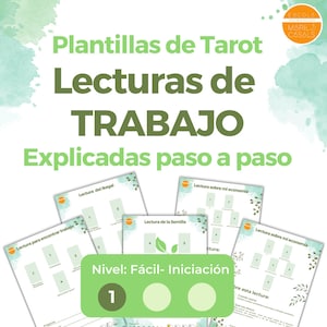 Tarot-Arbeitslesungen – Stufe 1 – Vorlagen für 5 verschiedene Lesungen, Schritt für Schritt erklärt