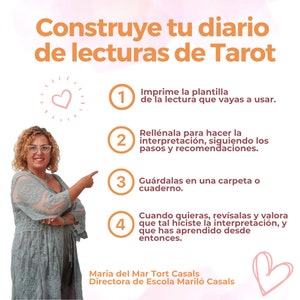 Lecturas de Amor de Tarot Nivel 3 Plantillas de 4 lecturas distintas, explicadas paso a paso imagen 9