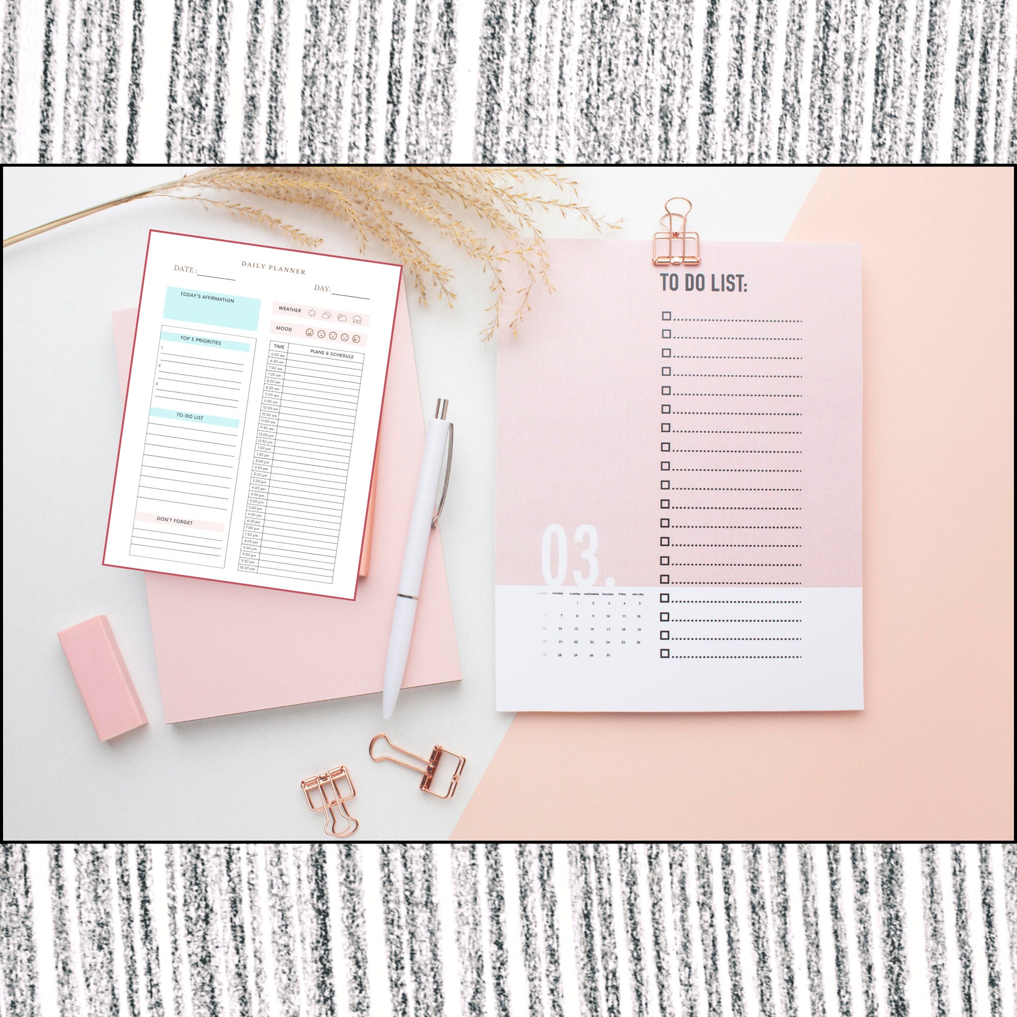Printable Daily Planner A4 Size Beautifully Designed Download and Print ...