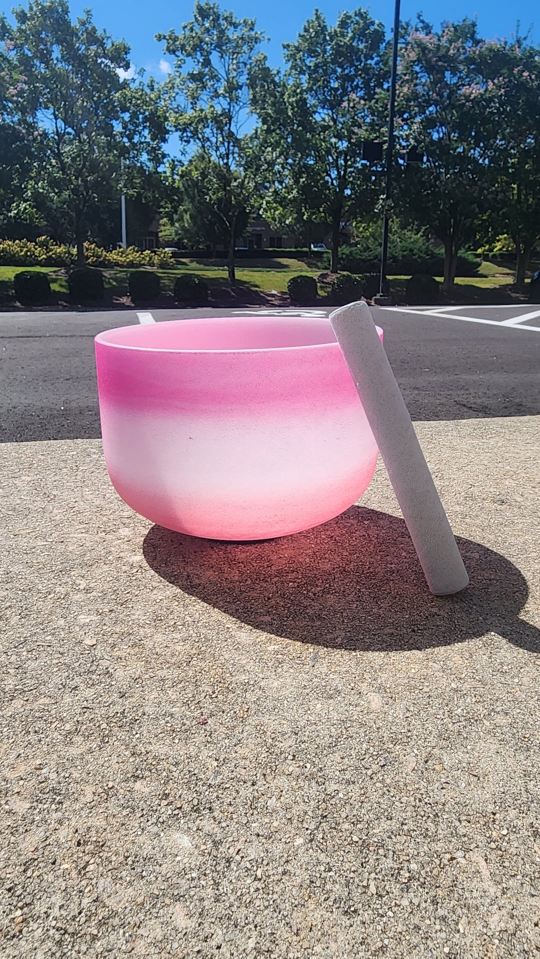 Crystal Singing Bowl 432Hz Quarzo Smerigliato 25.4cm | Per Meditazione E Sound Healing | Chakra Cuore