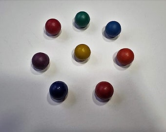 Colorful Harmonies: Complete Your Chakra Set with Set of 8 Color Removable Balls for Chakra Tuning Forks