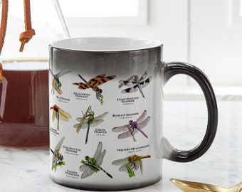 CafePress Dragonflies Of North America Magic Mug, Color Changing 11 oz Ceramic Mug