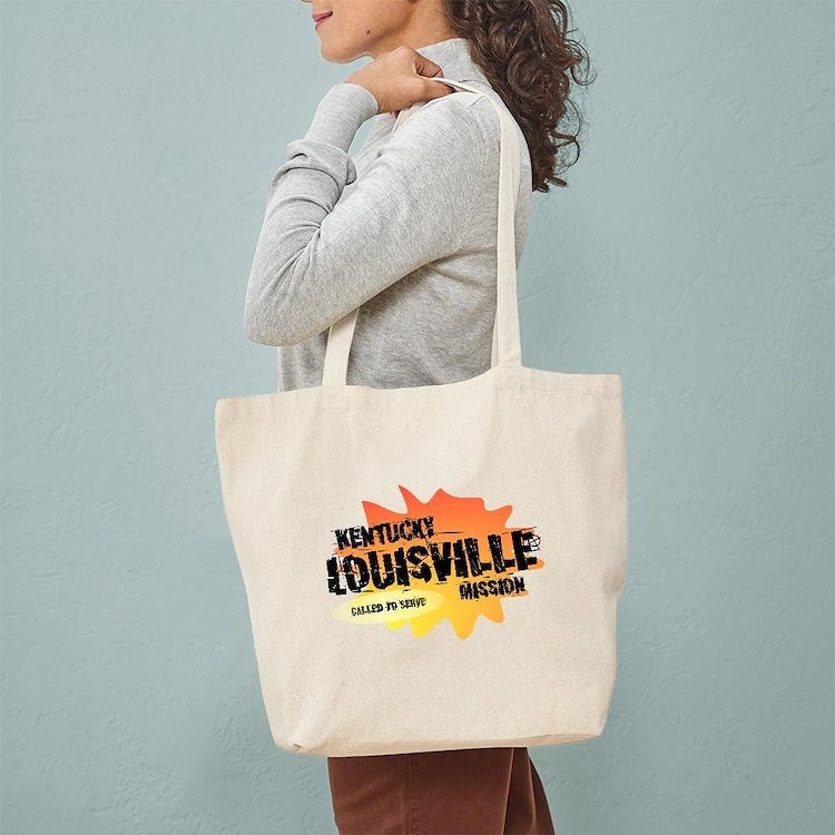 Cafepress Kentucky Louisville Mission Tote Bag Natural Canvas 