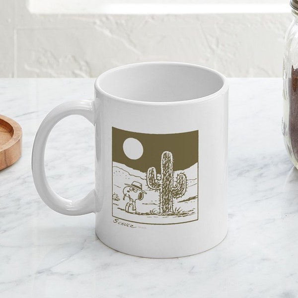CafePress Desert Life Mug Ceramic Coffee Mug, Tea Cup 11 oz, Snoopy Coffee Mug, Holiday Mug