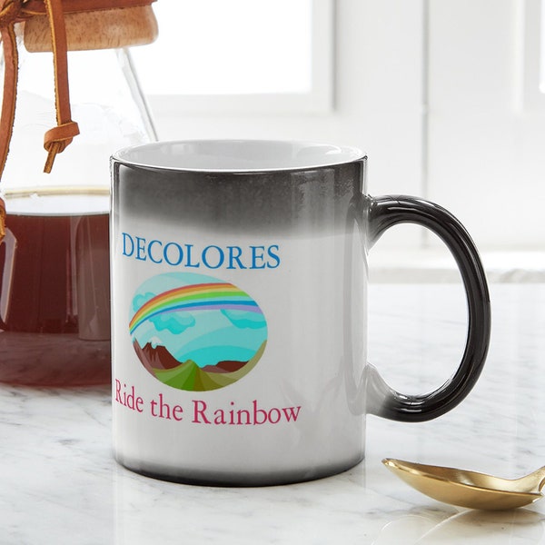 CafePress Ride The Rainbow Magic Mug, Color Changing 11 oz Ceramic Mug