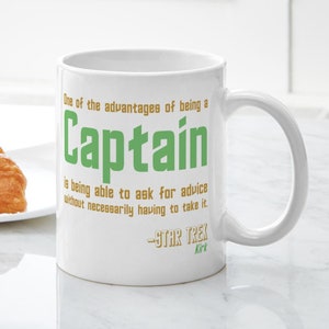 CafePress Captain Kirk Quote Mug Ceramic Coffee Mug, Tea Cup 11 oz