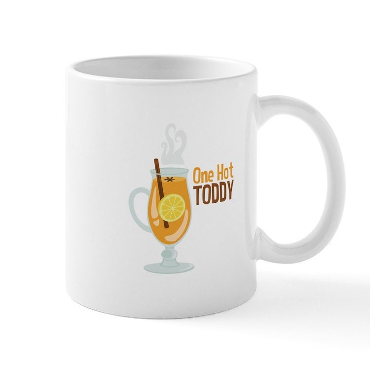 Cafepress - I Love My Hot Toddy Mug - 11 oz Ceramic Mug - Novelty Coffee Tea Cup, Size: Small