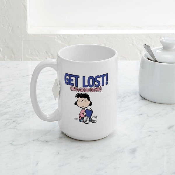 CafePress Lucy Get Lost Mug Ceramic Coffee Mug, Tea Cup 15 oz